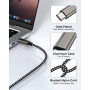 Cable USB C vers HDMI 2M, Câble Type C vers HDMI 4K, Thunderbolt 4/3 vers HDM I Compatible pour MacBook Pro 2023/Air 2022, iMac,
