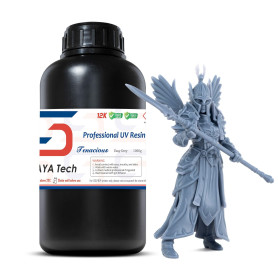 Siraya Tech Tenacious Easy Grey Résine pour imprimante 3D, 405 nm, résine durcissante aux UV avec haute résistance aux chocs et 