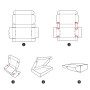 HORLIMER Carton Emballage Colis 305x229x102 MM Lot de 20, Petite Boîte Carton d'expédition pour Expédition Postale, Courrier, Bo