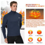 MEETYOO Tee Shirt Thermique Homme Manche Longue, Baselayer Maillot Running Vetement Fitness pour Sports Jogging Musculation Chem