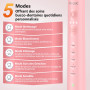 Brosse à Dent Électrique, Brosse a Dent Sonique, Brosse a Dent Electrique - 3 Intensités 5 Modes, 40000VPM, IPX7, Autonomie de B