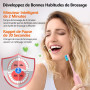 Brosse à Dent Électrique, Brosse a Dent Sonique, Brosse a Dent Electrique - 3 Intensités 5 Modes, 40000VPM, IPX7, Autonomie de B
