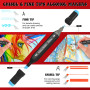 Vallteng Feutre a Alcool 80 Couleurs, Pointe Double Feutres à Alcool Marqueurs Pinceau et Ciseau Burin Pour Adultes Peinture, Gr