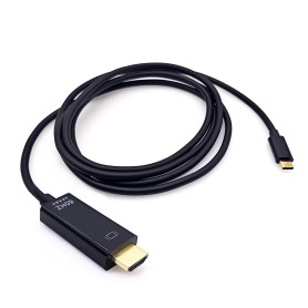 JZK 1.8M USB Type C vers HDMI câble adaptateur 4K 60Hz pour téléphone/tablette/ordinateur portable vers téléviseur/écran UHD, co