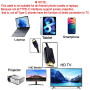 JZK 1.8M USB Type C vers HDMI câble adaptateur 4K 60Hz pour téléphone/tablette/ordinateur portable vers téléviseur/écran UHD, co
