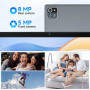 10 Pouces Tablette Android 13 Tablettes 6 Go RAM + 64 Go ROM Quad-Core 5000 mAh 1280 x 800 Écran Tactile HD 5MP + 8MP Caméra HD 