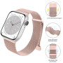 Amzpas Métal Bracelet pour Apple Watch 38mm 40mm 41mm 42mm 44mm 45mm 46mm 49mm Femme Homme, Acier Inoxydable en Métal pour iWatc