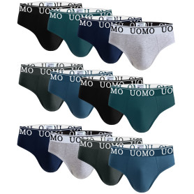 Channo Slips en Coton pour Hommes Uomo - Invisible et Doux