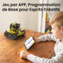 Sillbird Robot Enfants Garçons, 5 en 1 Technic Robot Programmable avec Application et Télécommande, Roboticset Éducatif pour Fil