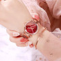 Montre-Bracelet pour Femme, Paillettes Bling Conçu Quartz Analogique Montre pour Femme avec Bracelet en Maille de Milan