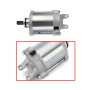 Riloer Démarreur électrique de rechange, démarreur électrique en métal pour moto, pièces de moteur de démarreur automatique comp