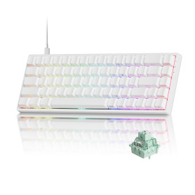 MONSGEEK Clavier à déclenchement Rapide FUN68 HE, Temps de réponse de 0,005 mm, fréquence d'interrogation de 8 000 Hz, Clavier G