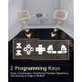 EasySMX Manettes PC Switch Téléphone Portable Sans Fil RGB Rétroéclairée, X15 Manette Switch Sans Fil Rechargeable Bluetooth, Ma