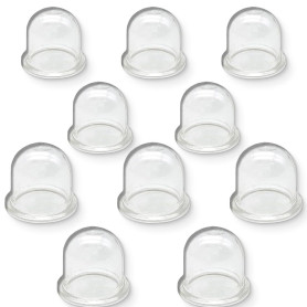 JEYORZY 10 Pièces Pompe D'amorce pour Tondeuse, Pompe D'ampoule D'amorce, Tasse D'huile de Carburateur Primer Amorceur Ampoules 