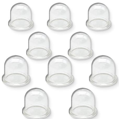 JEYORZY 10 Pièces Pompe D'amorce pour Tondeuse, Pompe D'ampoule D'amorce, Tasse D'huile de Carburateur Primer Amorceur Ampoules 