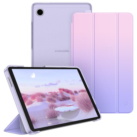 FINTIE Coque pour Samsung Galaxy Tab A11 8.7 Pouces 2025 et Galaxy Tab A9 8.7” 2023, Etui Fin et Transparent Givré Housse Dure e