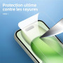 NEW'C Lot de 4, 2 x Verre Trempé pour iPhone 15 (6.1") et 2 x Protection Caméra Arrière - Anti Rayures - sans Bulles d'air -Ultr