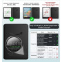 MoKo Étui Magnétique Détachable pour 7" Kindle Paperwhite 12e Generation 2024 & Kindle Colorsoft 2024/2025,Ultra Clair Coque et 