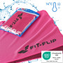 Fit-Flip Serviette de Refroidissement Parfaite comme Serviettes Sport Microfibre ou Serviette rafraîchissante – Airflip Cool Tow