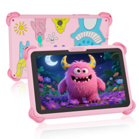 VESWWE Tablette Enfant 7 Pouces Android Tablette Enfants avec WiFi 32Go ROM avec étui de Protection Contrôle Parental Tablet Edu