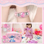 Trousse de Toilette Stitch Fille, Stitch Accessoire, 4pcs Trousse Stitch Cadeau, Stitch Trousse à Crayons de Toilette Femme Cart