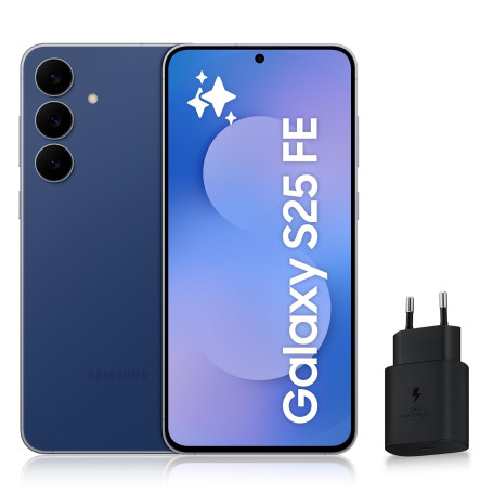 Samsung Galaxy S25 FE, Smartphone Android 5G avec Galaxy AI, 128 Go, Chargeur secteur rapide 25W inclus, Smartphone déverrouillé