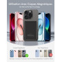 Podoru Batterie Externe Mag-Safe 10000mAh,avec 2 Câble Charge Rapide PD 20W Batterie Externe iPhone,Portable Écran LED sans Fil 