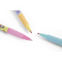 Disney Store Stitch - Lot de 3 stylos gel avec clip de figurine pour enfants - Articles de papeterie colorés pour l'école et les