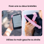 Strapsicle Sangle Main pour Kindles & Kobos – Convient Kindle Basic Gen 11 & 12, Kobo Nia – Lot de 2 Prise Légère – Petit – Lila