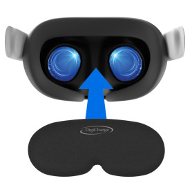 Digicharge VR Cache Objectif Protection Lentille Couvre pour Meta Quest 3S, 3S Xbox Edition, Quest 3, Quest 2, Oculus Quest, Rif