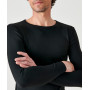 Damart - T-shirt pour Homme Col Rond, Manches Longues - Certifié OEKO-TEX - Maille Interlock Thermolactyl - Degré de Chaleur 3