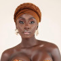 DRESHOW Femmes Africaine Turban pré-noués Tresse Torsadée Bonnet Chimio Casquette de Perte de Cheveux Chapeau