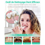 kit Detartrage dents | Brosse à dents | accessoires pour hydropulseurs et irrigateurs - dentaire nettoyage à3 vitesse Idéal pour