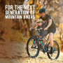 Siege Velo Enfant Avant, Selle de Vélo pour Enfants avec Guidon et Pédalier, Siège de Vélo pour Enfant Compatible avec Les VTT A