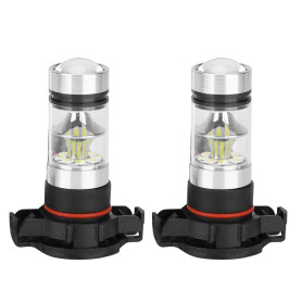 Tbest psx24w, Psx24W Ampoule Rouge, Psx 24W, Phares Antibrouillard Et Phares Antibrouillard, 2Pcs 12‑24V 100W 6000K Blanc Voitur