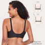 Vinfact Soutien-Gorge Femmes d'allaitement Soyeux et Lisse sans Armatures sans Couture Soutien-Gorge de maternité avec Extension