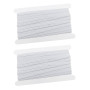 AMSGANK Élastique Couture 6 mm x 10 m, Bandes Élastique à Coudre Blanc Elastique Perruque Bande Elastique Couture Large Ceinture