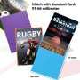 Mlikero 1000 Pcs Card Sleeves, 66 * 91 mm Slive Sleeve Carte, 10 Couleurs Sleeves Cartes, Protege Carte Cartes à Collectionner, 