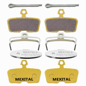 MEXITAL 2 Paires Plaquettes de Frein Vélo à Disque pour AVID Code Code R (2011-2014) SRAM Guide RE Code Sattel Code RSC 2018