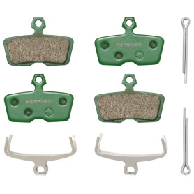 Lot de 2 paires de plaquettes de frein pour vélo SRAM Avid Code R RS RSC/Guide RE/G2 RE/DB8/Motif, semi-métallique/céramique/fri