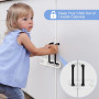 Vicloon Securite Placard Enfant,4 Pack Bloc Placard Bebe -Sécurité Enfants en U Sécurité de Porte Enfant Conviennent à la Plupar