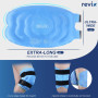 REVIX Poche de glace XXXL de 50,8 cm enveloppant tout le genou après une chirurgie, poche de glace réutilisables pour le genou p