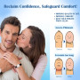 Henjunu Lot de 2 Gels Correcteurs de Phimosis pour Rétrécissement du Prépuce,Gel Correcteur pour L'excès de Prépuce,Ingrédients 
