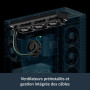 ARCTIC Liquid Freezer III Pro 360 - Refroidisseur de CPU AIO, 3 x 120 mm refroidissement par eau, radiateur 38 mm, pompe PWM, ve