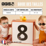 KI ET LA - Diabola 2.0 - Lunettes de Soleil Bébé 0-1 an Norme CE - Protection UV Totale - Ultra Légères - Souples - Incassables 