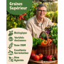 ZenGreens® - Kit de graines de herbes aromatiques & légumes bio - 100 variétés pour une culture facile dans le jardin, sur le ba