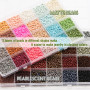 EuTengHao Perles de Rocaille en Verre 8/0 pour Kit de Fabrication de Bracelets, Colliers, Bijoux - 3mm, 48 Couleurs, Dépoli et L