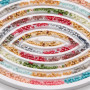 EuTengHao Perles de Rocaille en Verre 8/0 pour Kit de Fabrication de Bracelets, Colliers, Bijoux - 3mm, 48 Couleurs, Dépoli et L