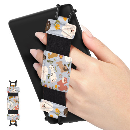 MoKo Dragonne Souple pour 6-8" Kindle eReaders Fire Tablet -Kobo/Voyaga/Sony Kindle E-Book Tablet, Sangle de Sécurité Tablette P