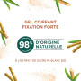 Naturé Moi - Gel Cheveux Fixation Forte - Non Gras, Non Collant - Tenue 24 heures - Tous Types de Cheveux - 98% d'Origine Nature
